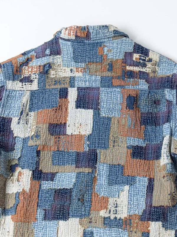 【ANACHRONORM - アナクロノーム】AN405 SASHIKO PATCHED JACKET / INDIGO (ジャケット/インディゴ)