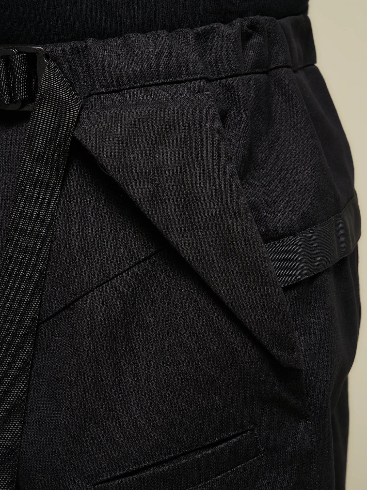 【ACRONYM - アクロニウム】P55-KI / Cotton Web Belt Vent Pants Gen. 1.1 / BLACK (パンツ/ブラック)