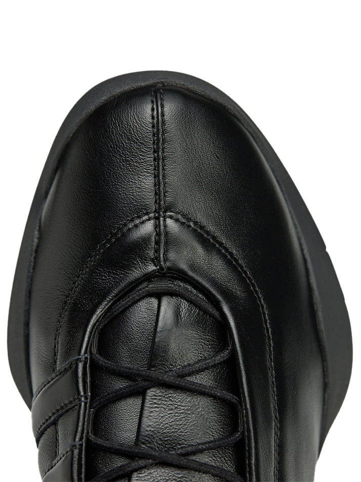 【Y-3 -ワイスリー】Y-3 REGU LEATHER/BLACK(シューズ/ブラック)