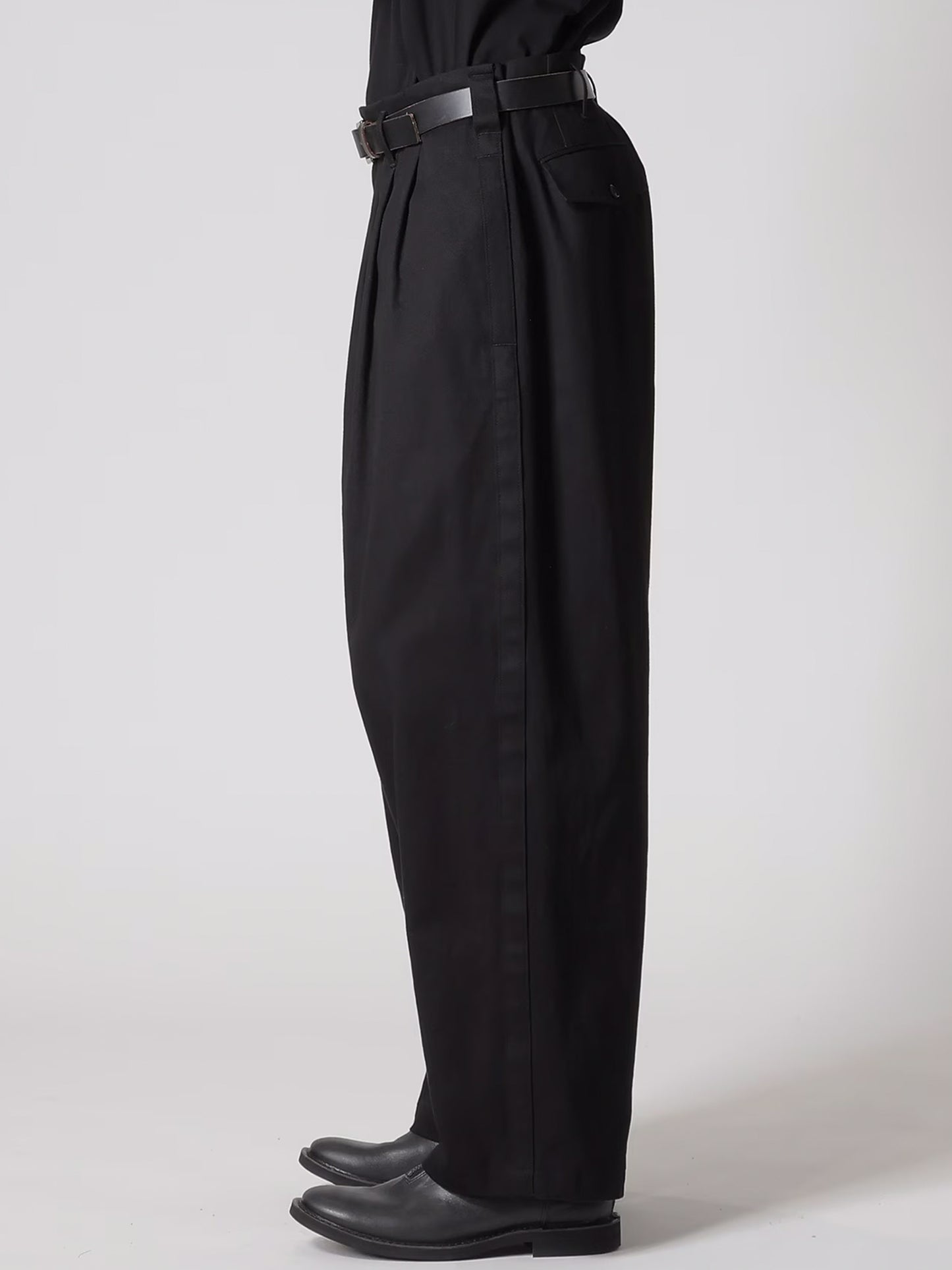 【Y's for men-ワイズフォーメン】KATSURAGI SIDE TAPE PANTS(パンツ/ブラック)