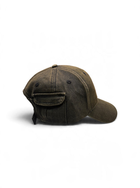 【BASKETCASE - バスケットケース】CARGO CAP / VTG BROWN (キャップ/ヴィンテージブラウン)