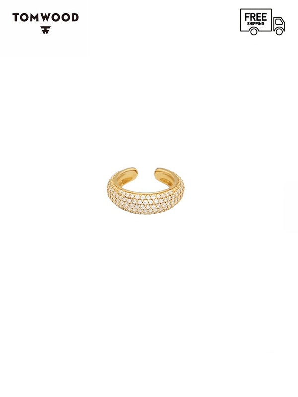 TOM WOOD - トムウッド】Ear Cuff Thick Zirconia Gold (イヤーカフ/ Gold) –  union-onlinestore