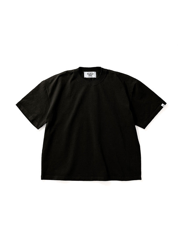 【Perfect ribs® - パーフェクトリブス】Short Sleeve T Shirts / Black(Tシャツ/ブラック)