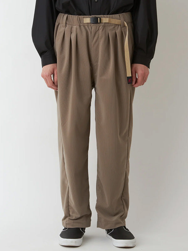 【White Mountaineering - ホワイトマウンテニアリング】WM × GRAMICCI CORDUROY 3 TUCK PANTS / BEIGE(パンツ/ベージュ)
