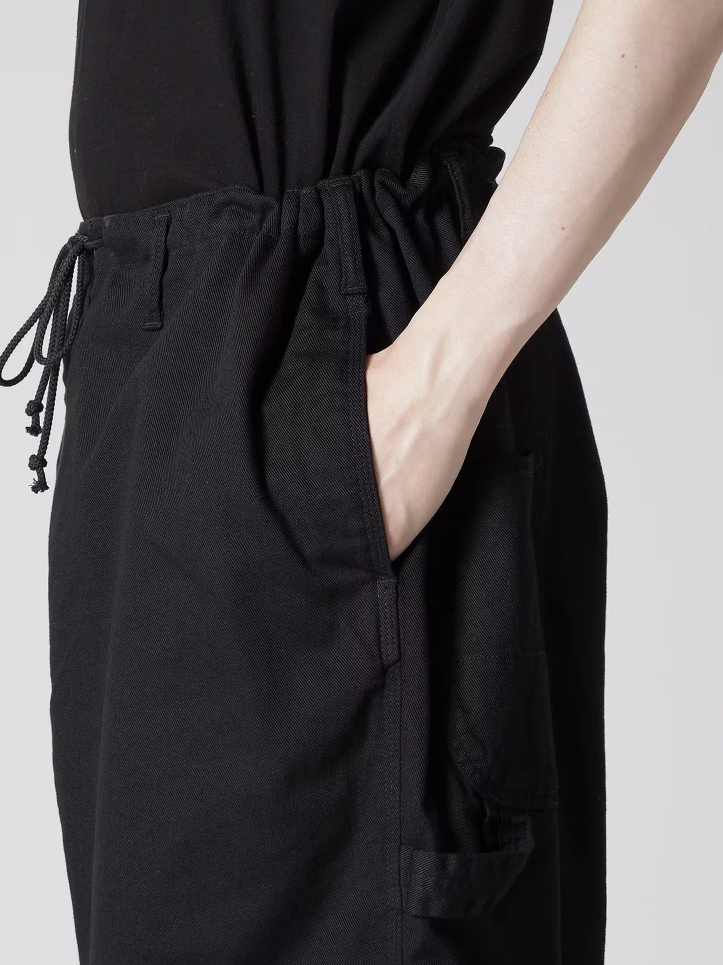 【Yohji Yamamoto POUR HOMME - ヨウジヤマモト プールオム】BS KATSURAGI 3ST PAINTER PANTS(パンツ/ブラック)