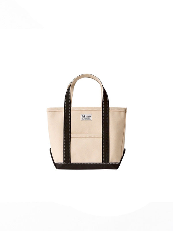 【ORCIVAL - オーシバル】Tote Bag Small / ECRU×CHARCOAL (トートバッグ/エクリュ×チャコール)