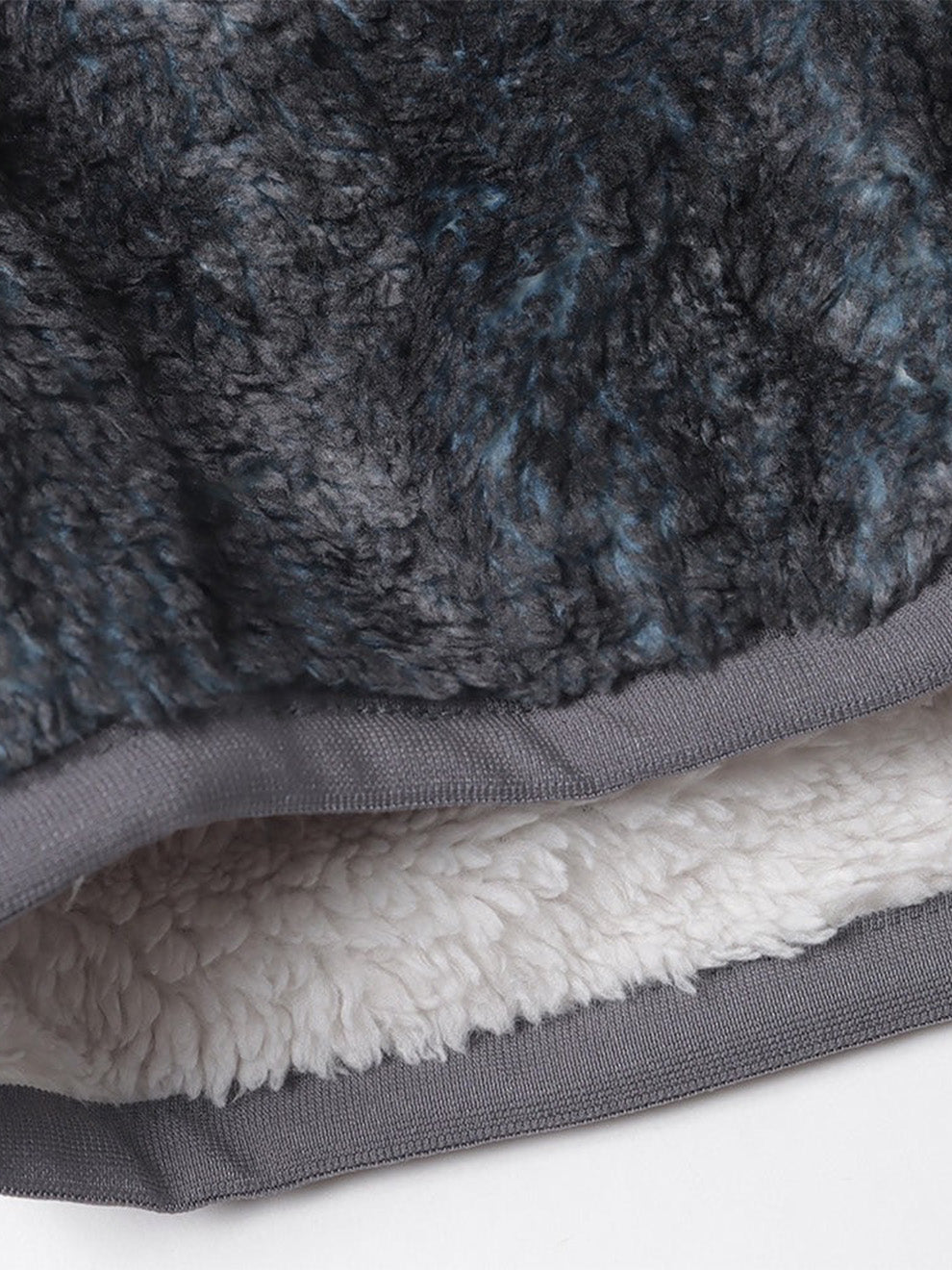 40%OFF【White Mountaineering - ホワイトマウンテニアリング】ABSTRACT PATTERN FLEECE PULLOVER / CHARCOAL(フリース/チャコール)