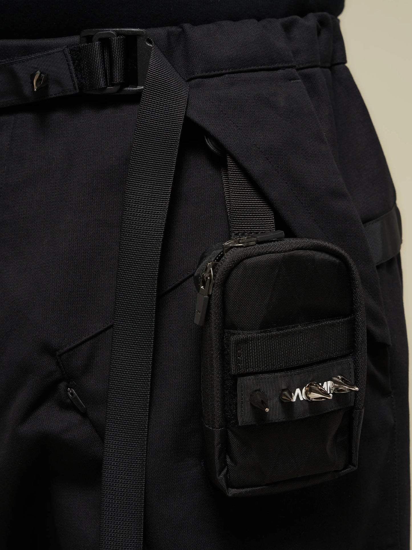 【ACRONYM - アクロニウム】P55-KI / Cotton Web Belt Vent Pants Gen. 1.1 / BLACK (パンツ/ブラック)