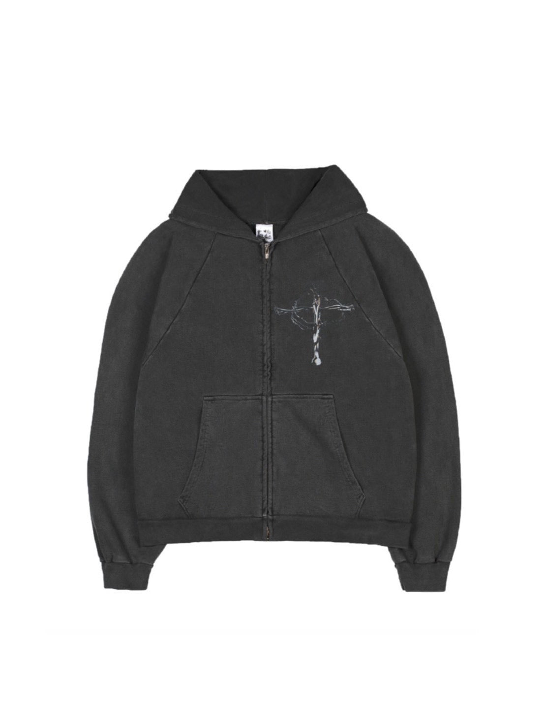 BASKETCASE - バスケットケース】ROADRASH, zipup / BLACK