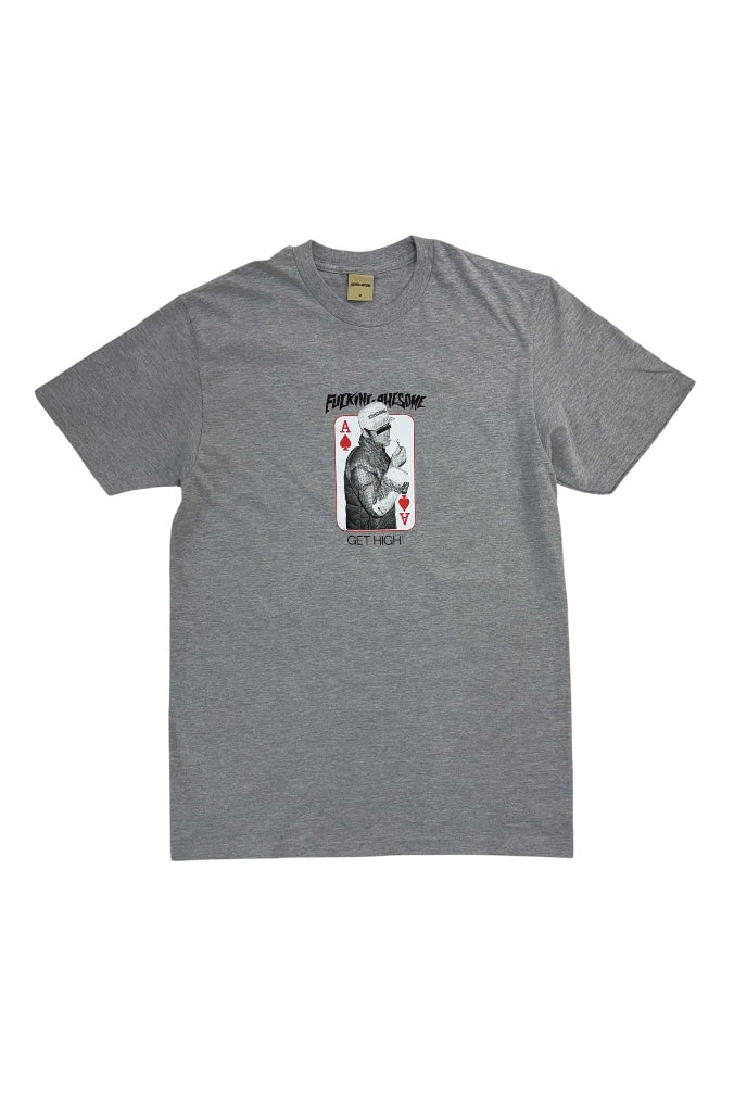 【Fucking Awesome- ファッキングオーサム】FA X Independent Get High Tee / Ash Heather(Tシャツ/アッシュヘザー)