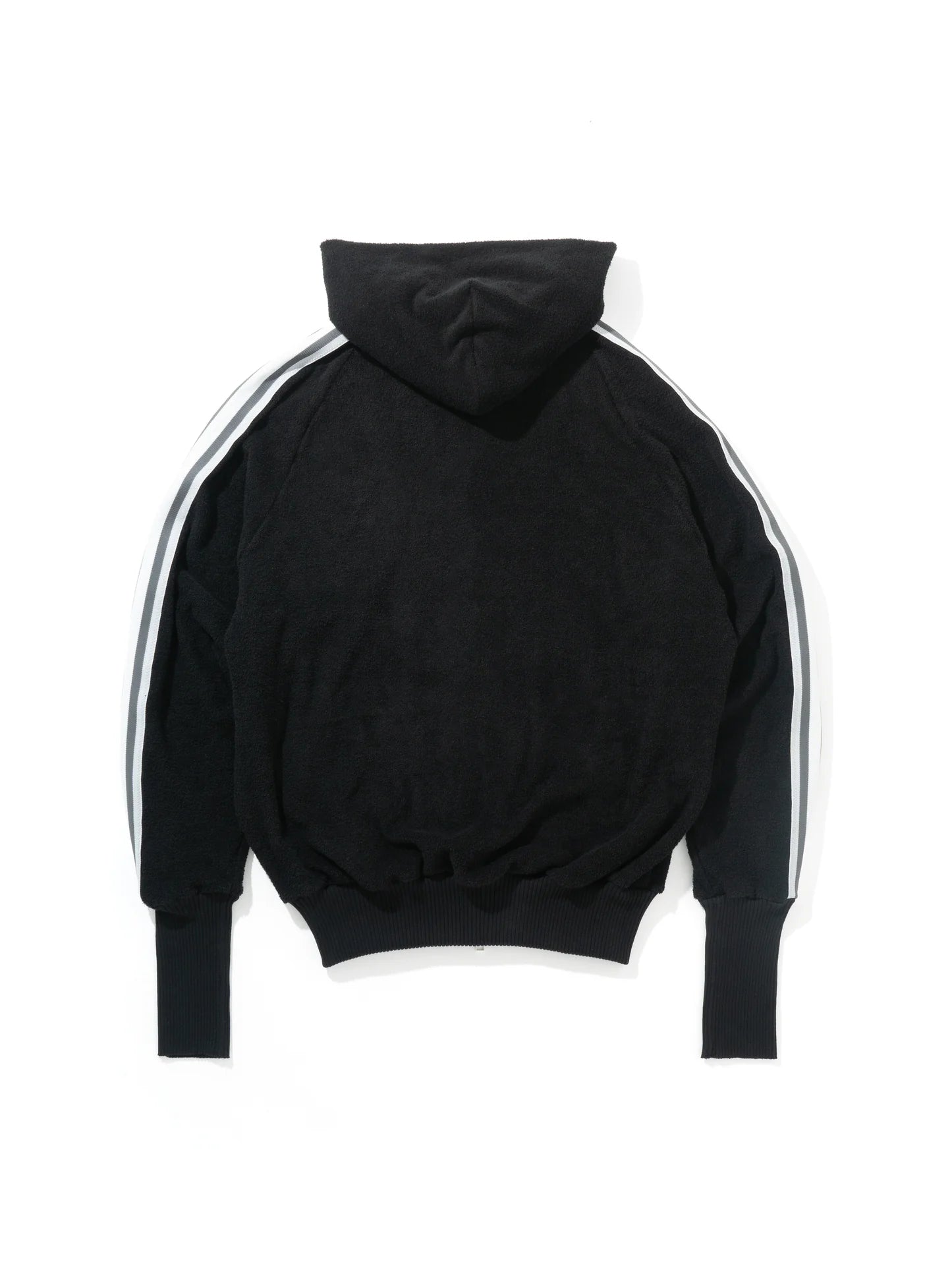 【Perfect ribs®×ALM】Pile Zip Hoodie / Black(パイルジップフーディー/ブラック)