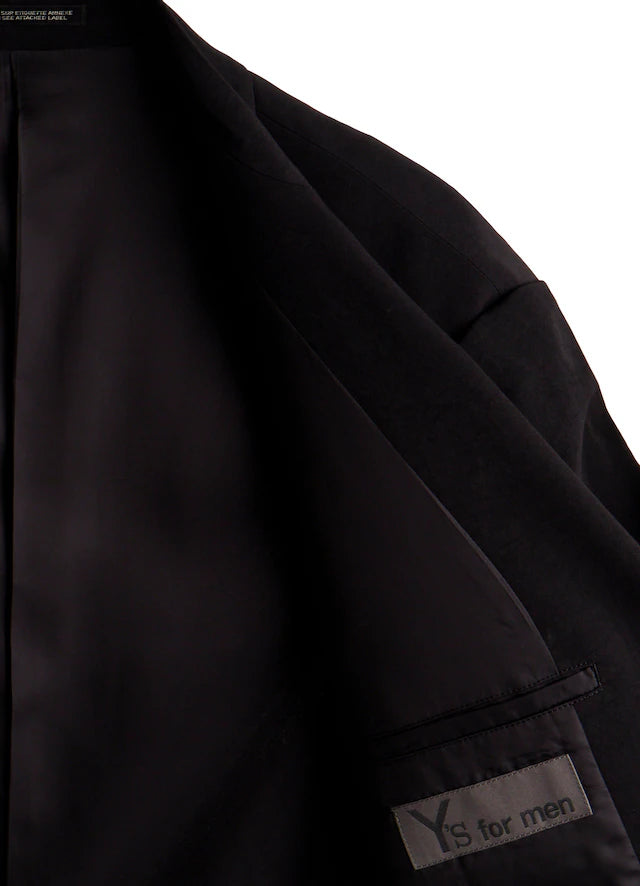【Y's for men - ワイズフォーメン】TA TUXEDO LAYERED-POCKET JACKET / BLACK (ジャケット/ブラック)