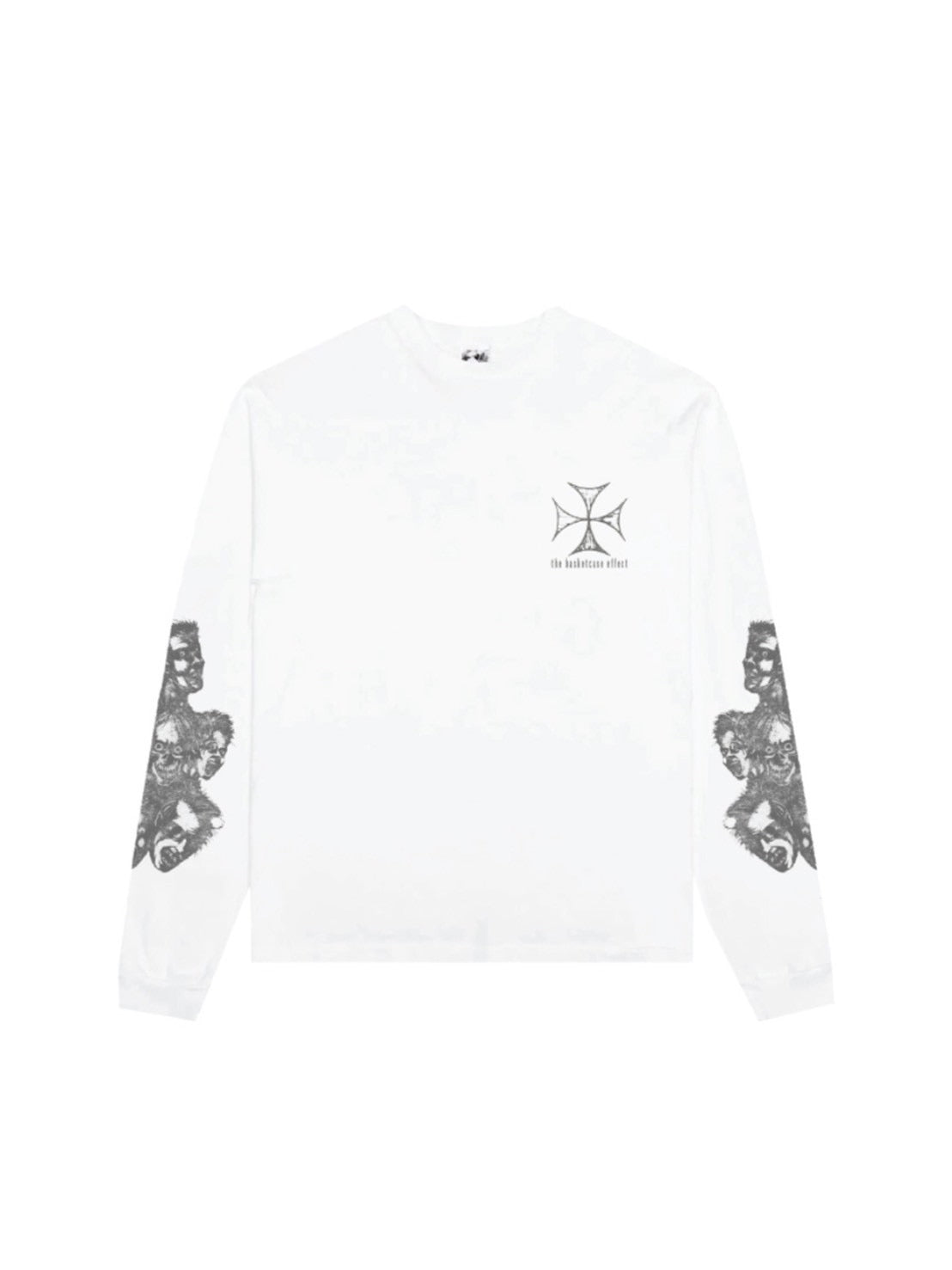 【BASKETCASE - バスケットケース】BOGEY, long sleeve / WHITE (ロンT/ホワイト)