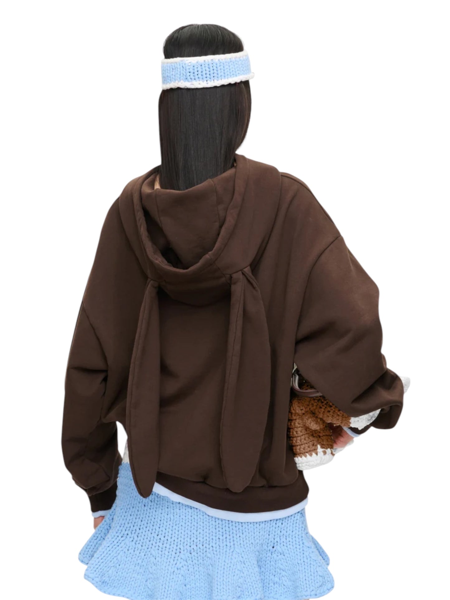 【Charles Jeffrey Loverboy - チャールズ ジェフリー ラバーボーイ】RABBIT EARS HOODY / Brown (フーディー/ブラウン)