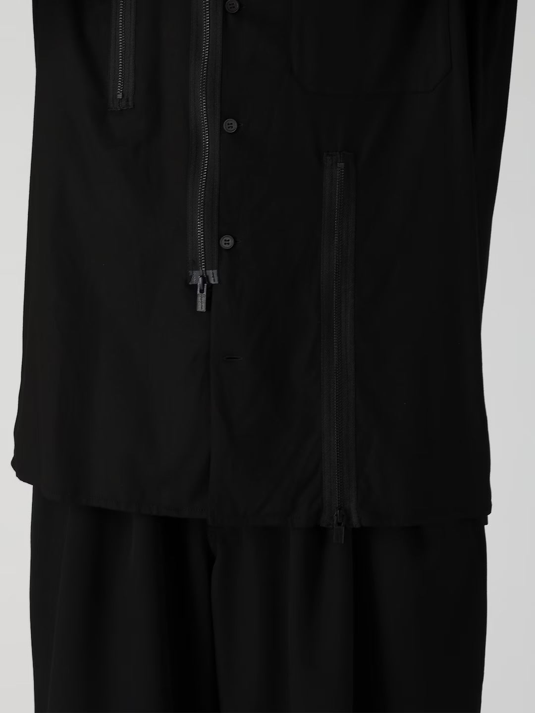 【Y's for men - ワイズフォーメン】REMAKE SHIRT TYPE 4 / BLACK (ジャケット/ブラック)
