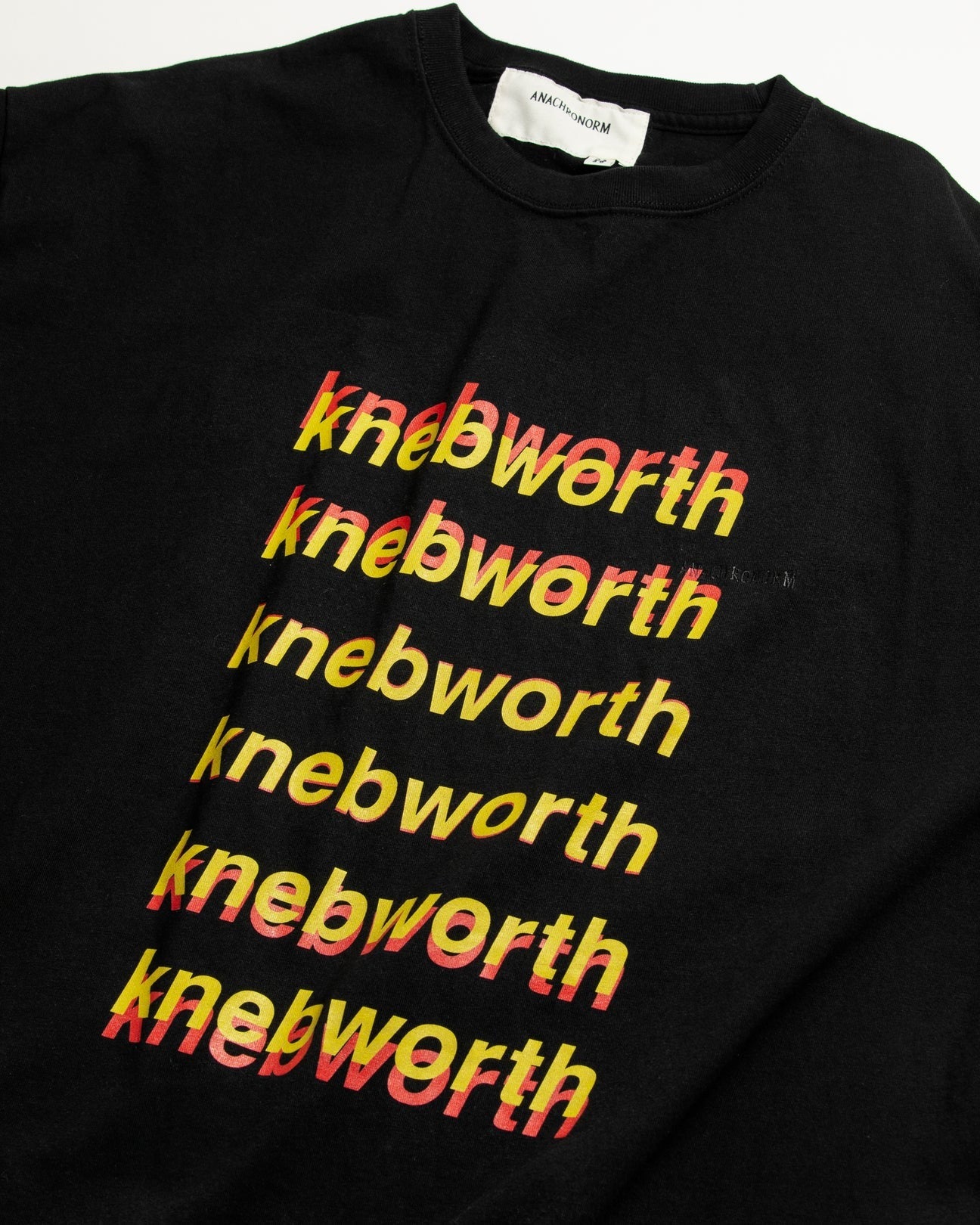 【ANACHRONORM - アナクロノーム】AN367 GRADATION PRINTED S/S T-S / BLACK (Tシャツ/ブラック)