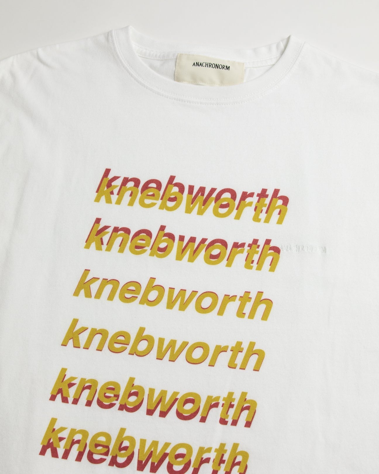 【ANACHRONORM - アナクロノーム】AN367 GRADATION PRINTED S/S T-S / WHITE (Tシャツ/ホワイト)