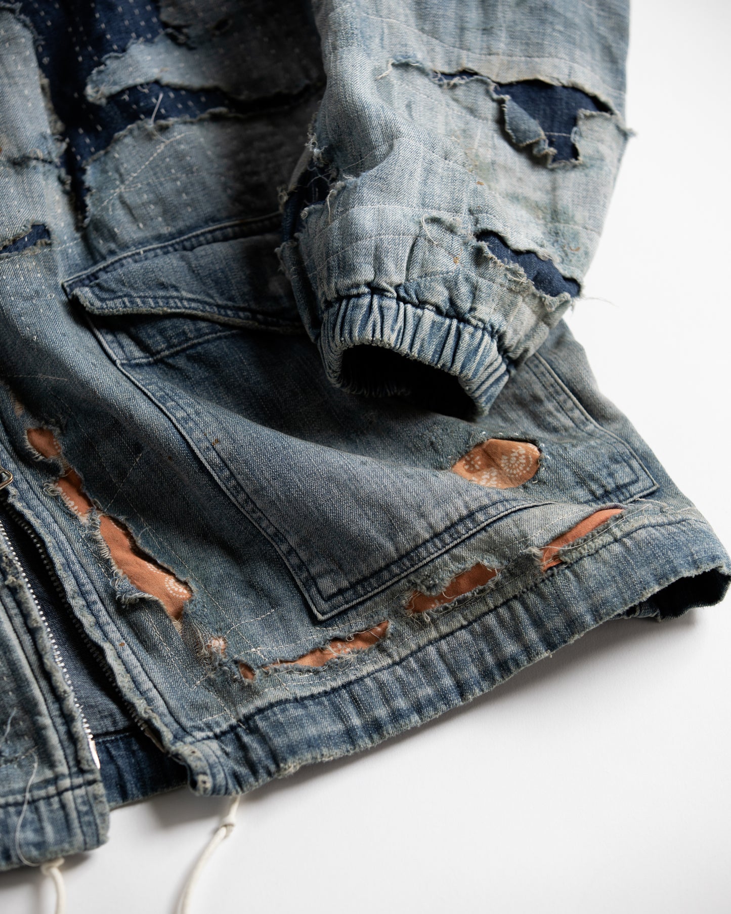【ANACHRONORM - アナクロノーム】AN340-R DUAL DENIM REMAKED FULLZIP PARKA / INDIGO (パーカー/インディゴ)