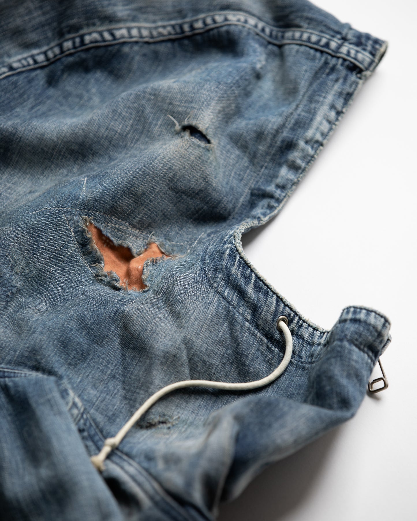 【ANACHRONORM - アナクロノーム】AN340-R DUAL DENIM REMAKED FULLZIP PARKA / INDIGO (パーカー/インディゴ)