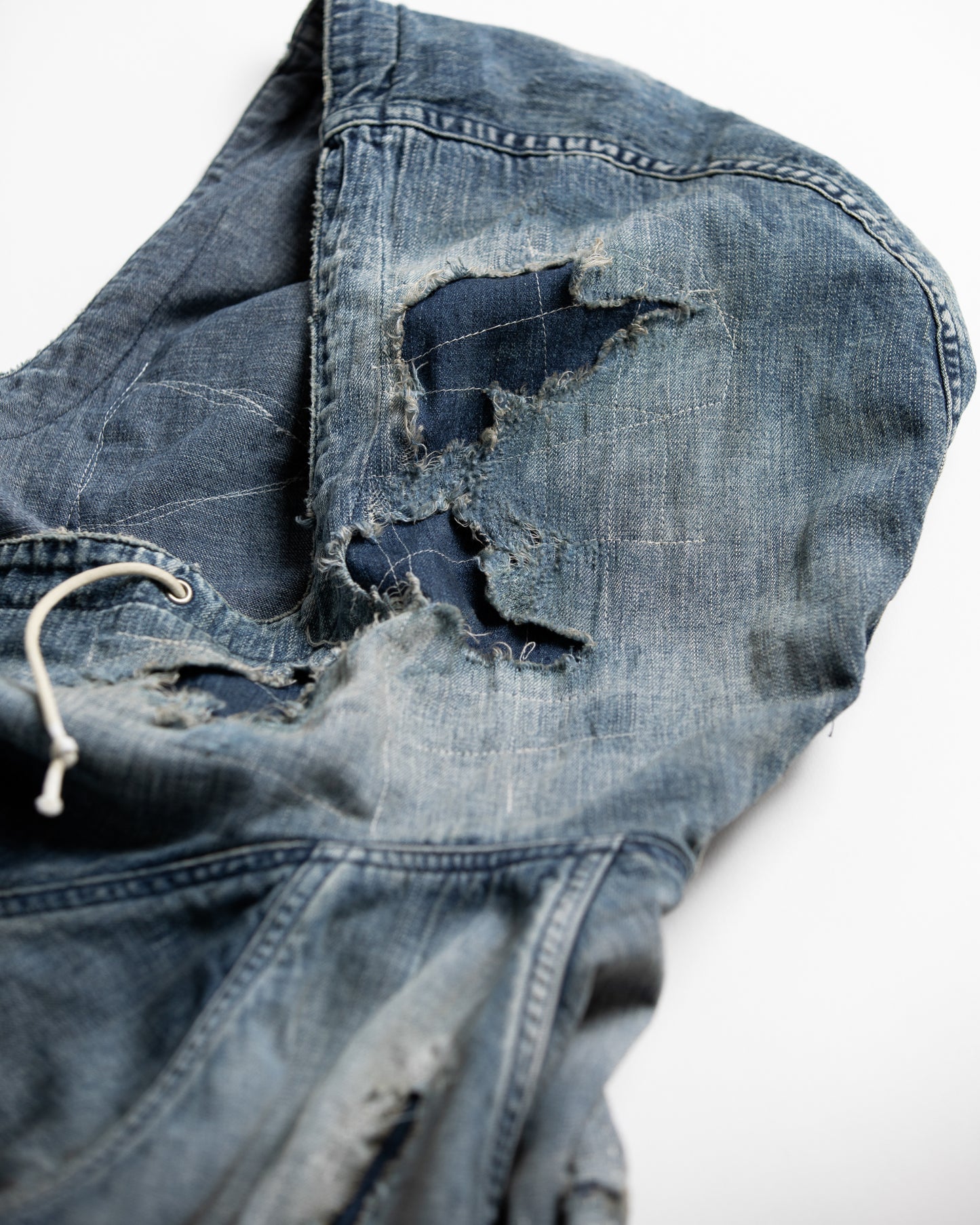 【ANACHRONORM - アナクロノーム】AN340-R DUAL DENIM REMAKED FULLZIP PARKA / INDIGO (パーカー/インディゴ)