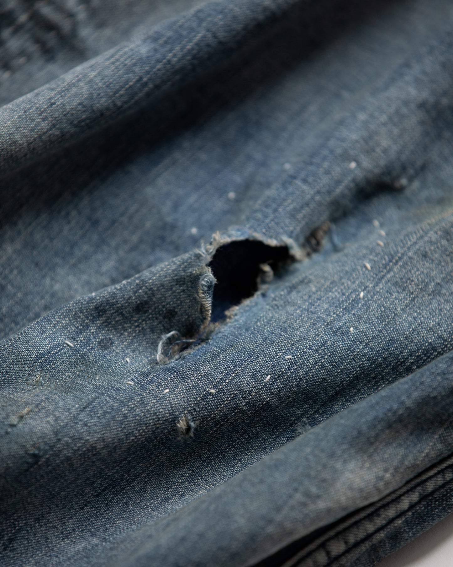 【ANACHRONORM - アナクロノーム】AN340-R DUAL DENIM REMAKED FULLZIP PARKA / INDIGO (パーカー/インディゴ)