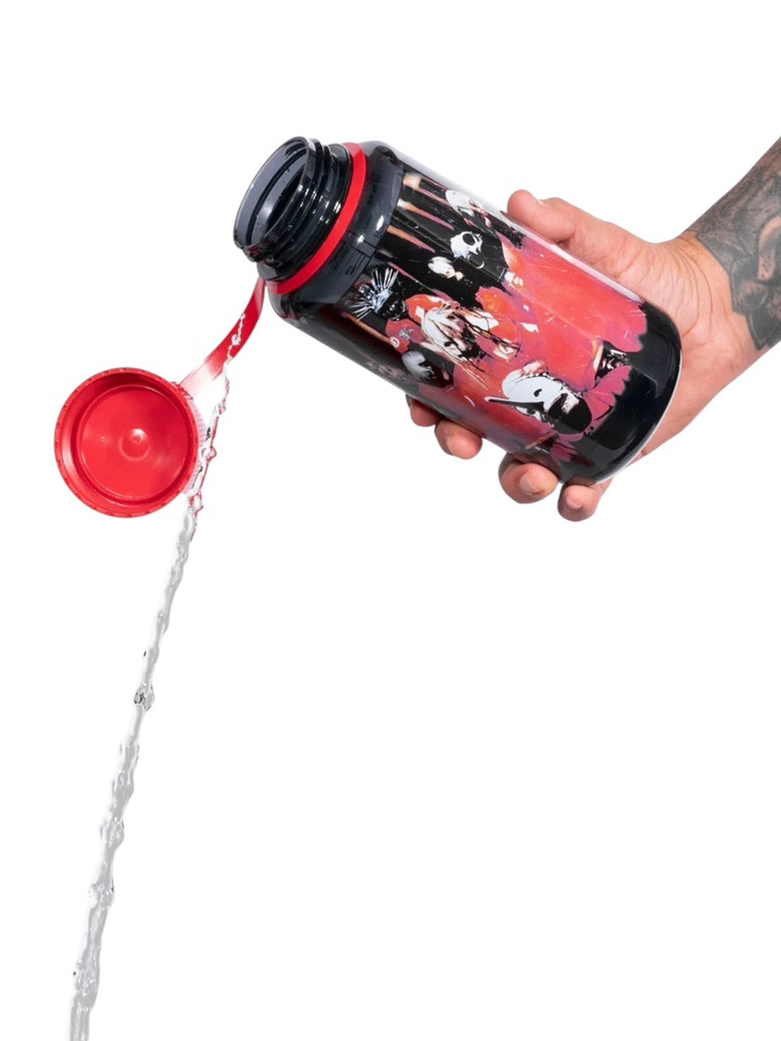 【PLEASURES - プレジャーズ】BAND NALGENE BOTTLE / BLACK (ボトル/ブラック)