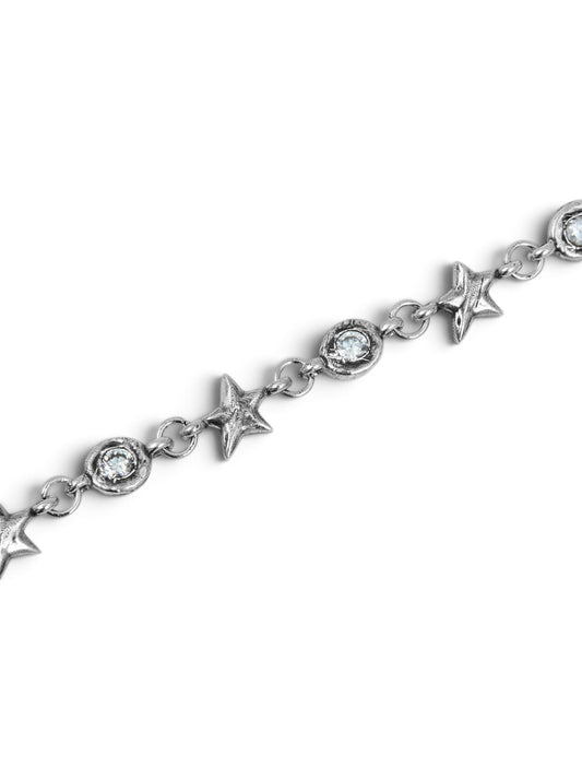 【TWO JEYS - トゥージェイズ】WHITE SQUADRA BRACELET / SILVER (アクセサリー/シルバー)
