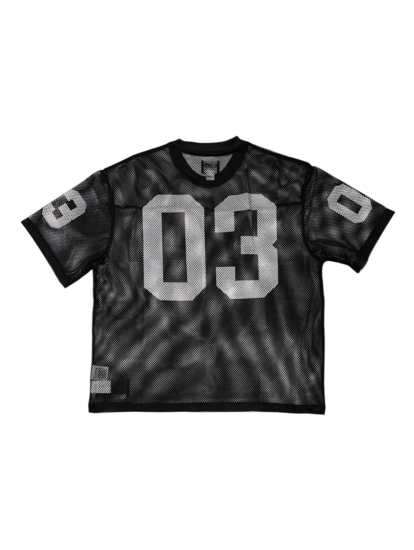 【Billionaire Boys Club-ビリオネアボーイズクラブ】 BB VARSITY CROP FIT FOOTBALL JERSEY / BLACK (Tシャツ/ブラック)