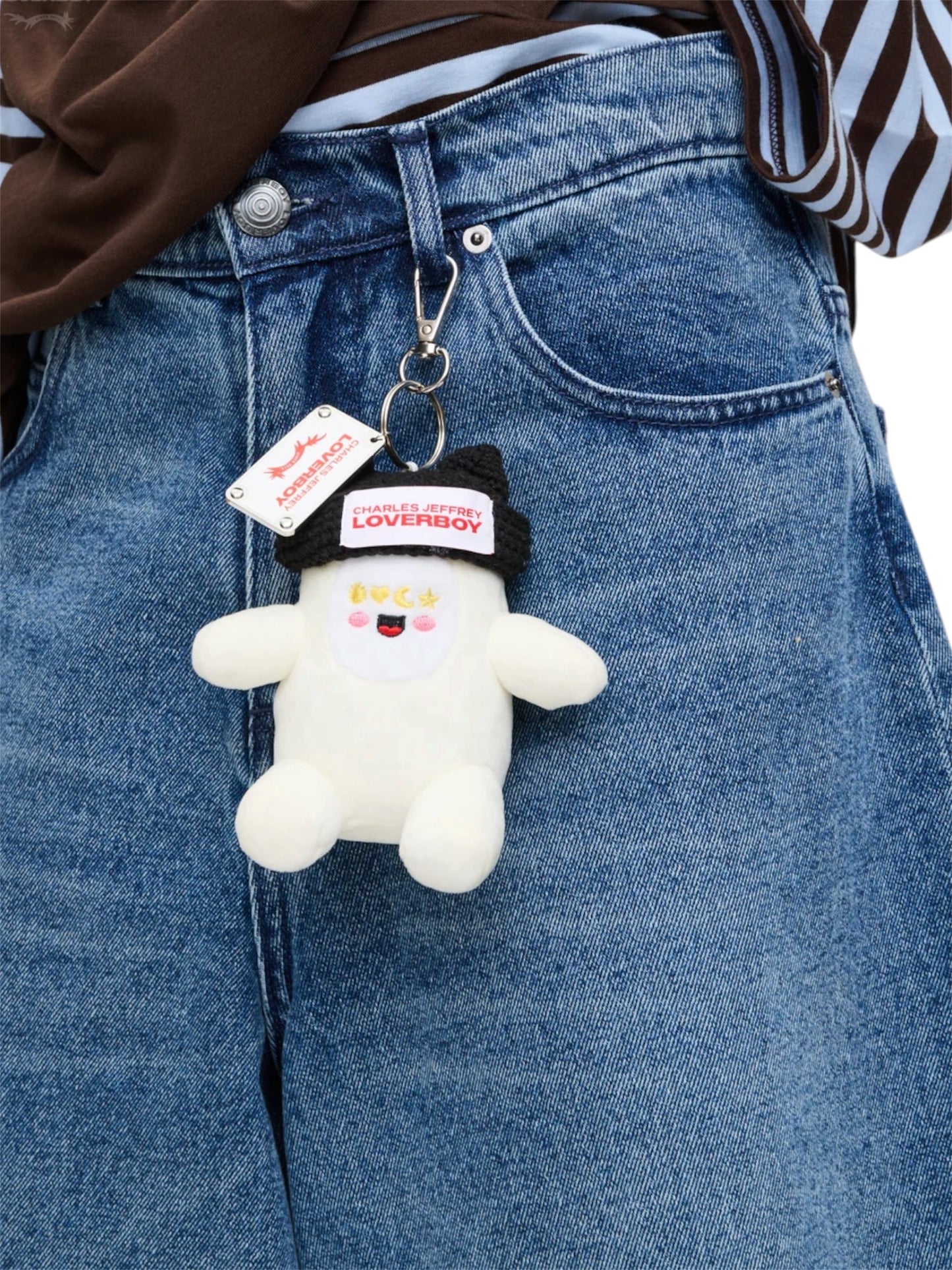 【Charles Jeffrey Loverboy - チャールズ ジェフリー ラバーボーイ】GROMLIN PLUSH KEYRING / White (キーチャーム/ホワイト)