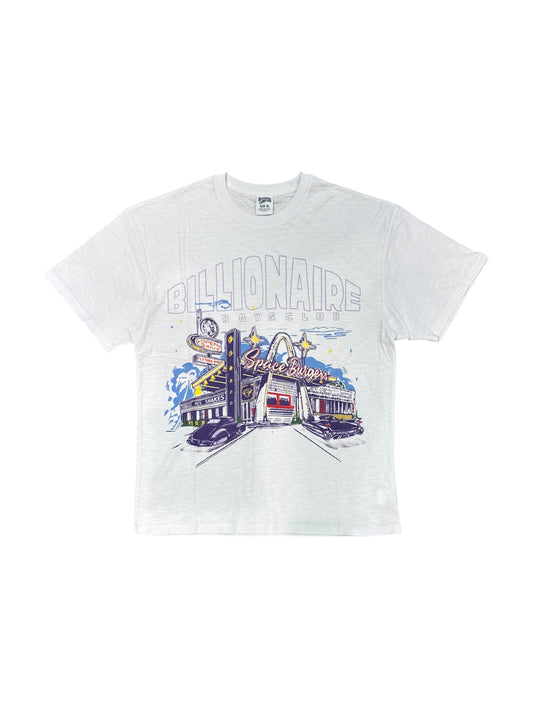 【Billionaire Boys Club-ビリオネアボーイズクラブ】 BB DINER T-SHIRT / WHITE (Tシャツ/ホワイト)