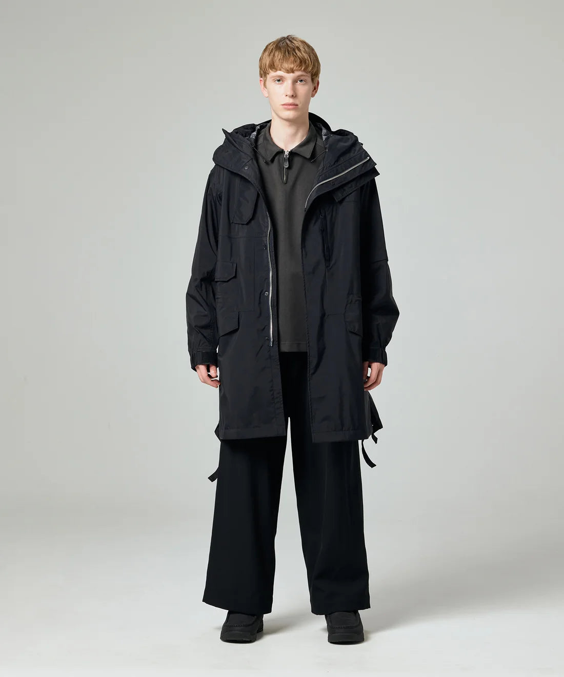 【PHENIX - フェニックス】TECH SMOCK COAT / WINDSTOPPER® PRODUCTS BY GORE-TEX LABS /BLACK (コート/ブラック)