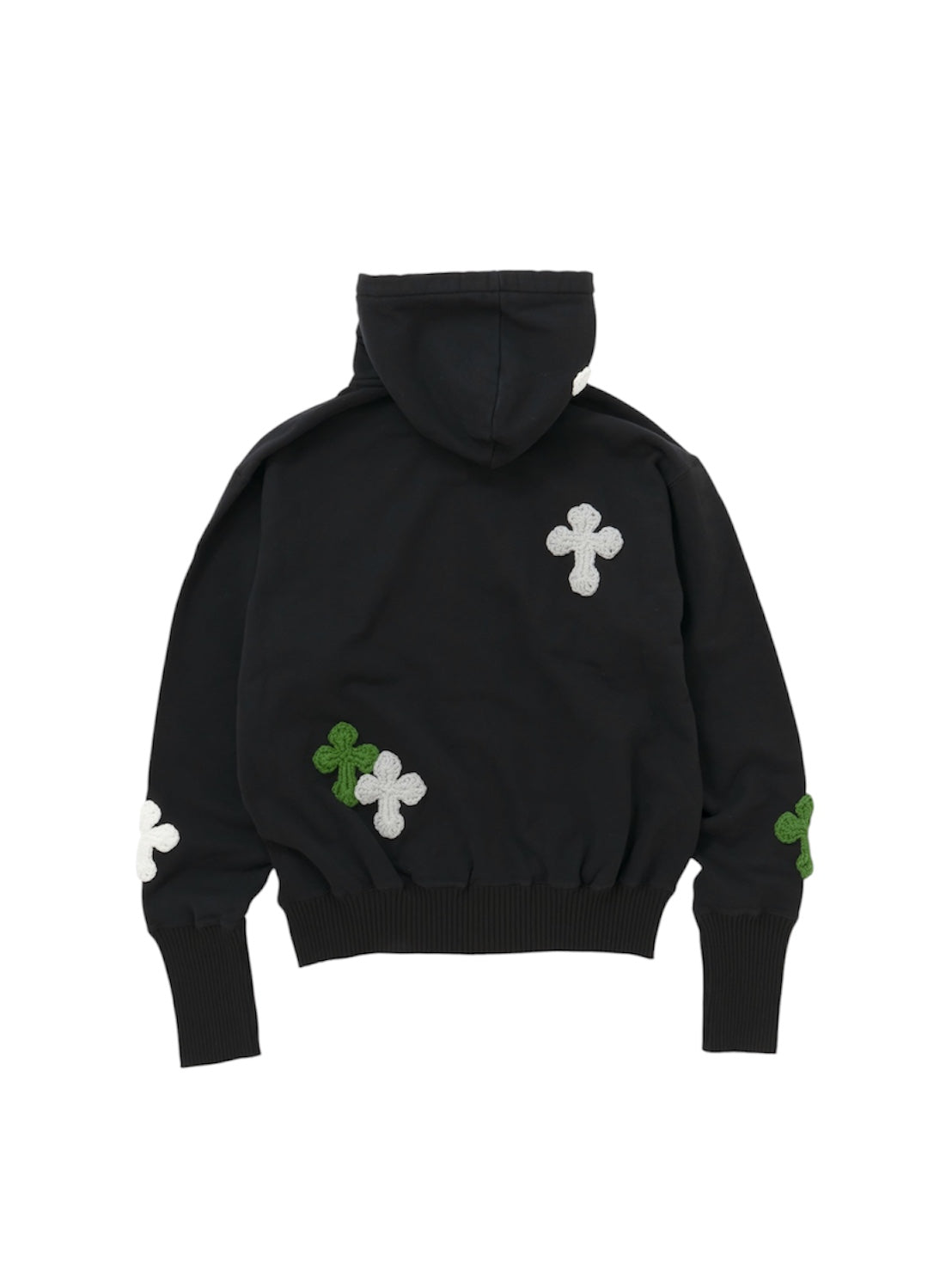 【Perfect ribs® × Y.A.R.N.】Basic Zip Hoodie (フーディー/ブラック)