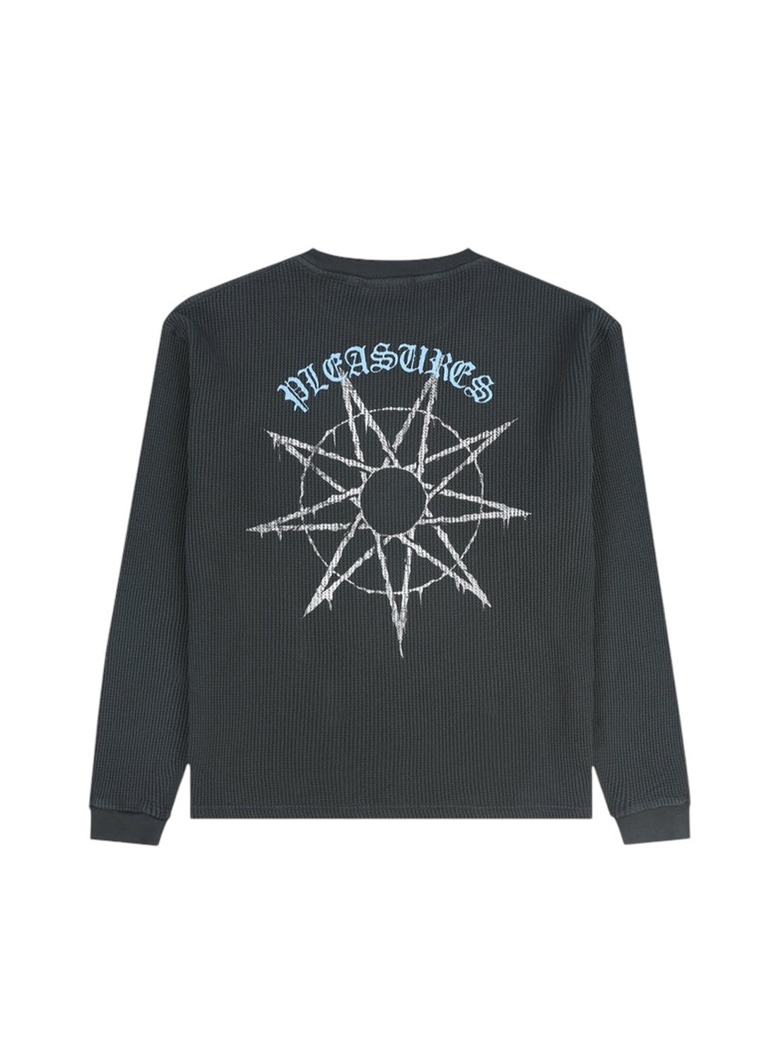 【PLEASURES - プレジャーズ】SPIT THERMAL LONG SLEEVE / FADED BLACK (ロンT/フェードブラック)