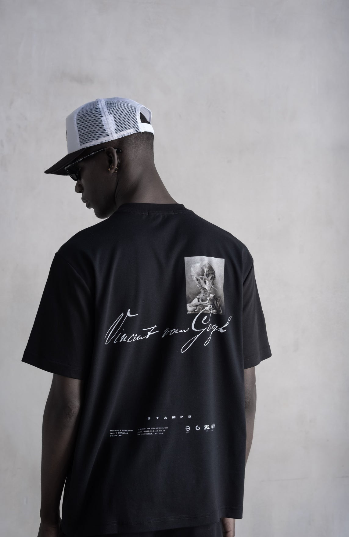 【STAMPD - スタンプド】VAN GOSH RELAXED TEE / BLACK (Tシャツ/ブラック)