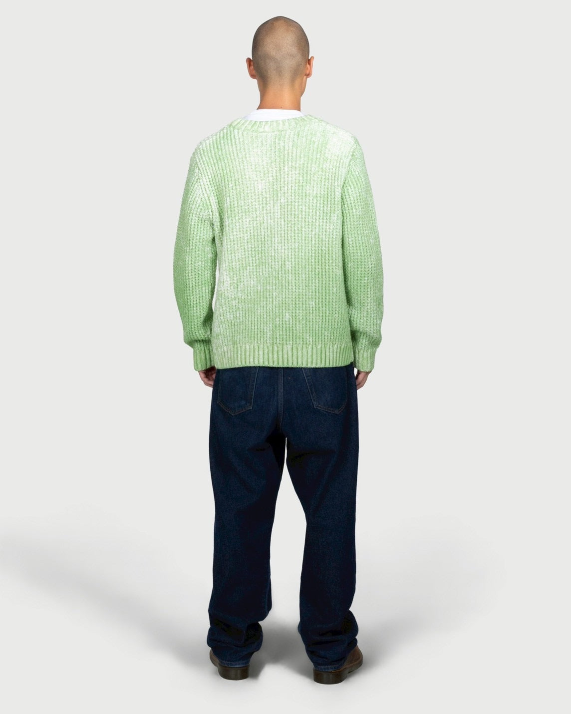 【PLEASURES - プレジャーズ】ACID SWEATER / GREEN (ニット/グリーン)