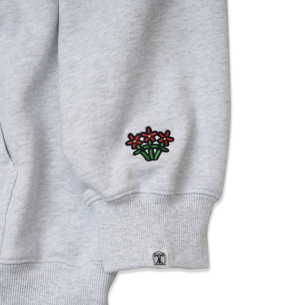 【Hombre Nino - オンブレニーニョ】PULLOVER HOODIE BALLOON FLOWERS / GRAY (パーカー/グレー)
