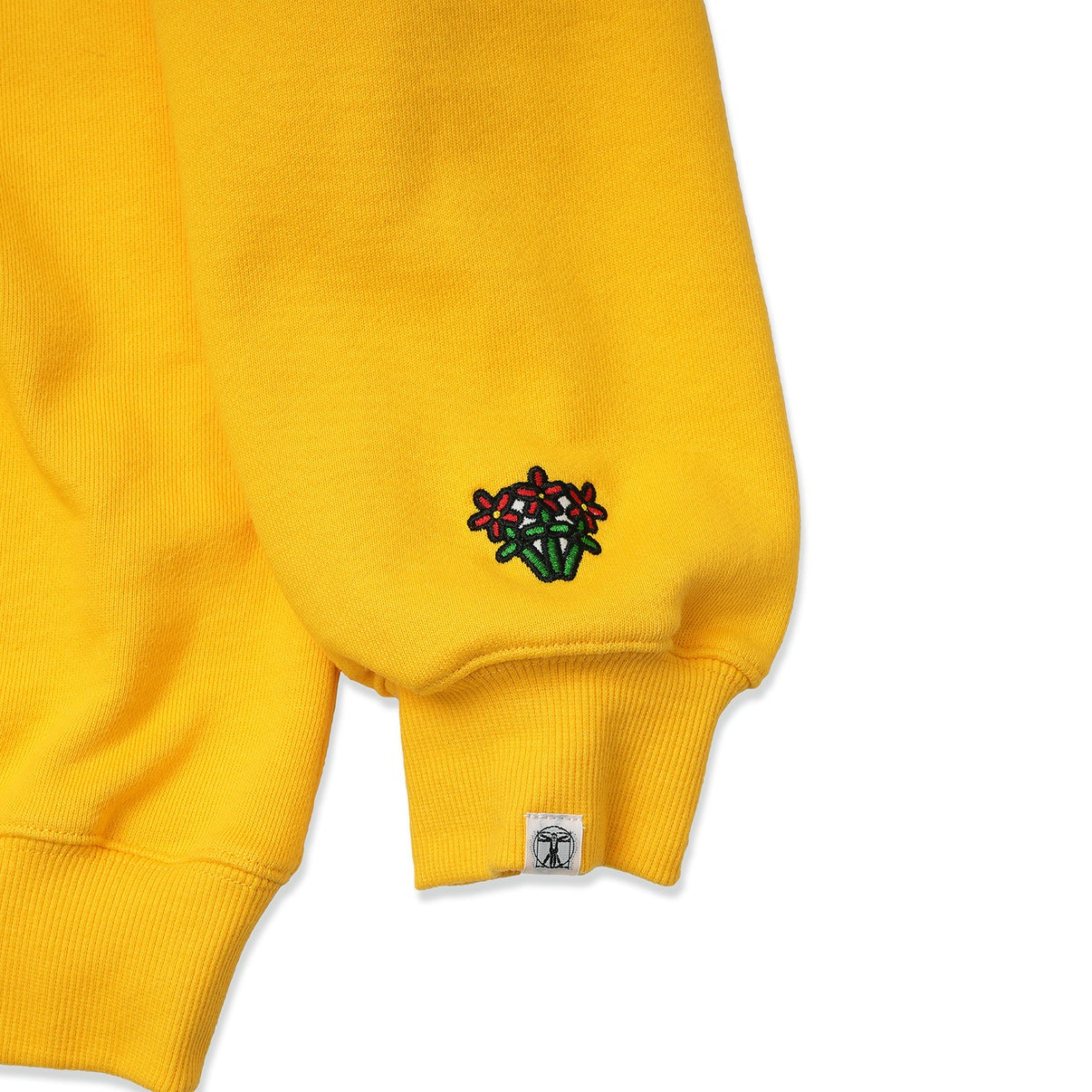 【Hombre Nino - オンブレニーニョ】PULLOVER HOODIE BALLOON FLOWERS / YELLOW (パーカー/イエロー)