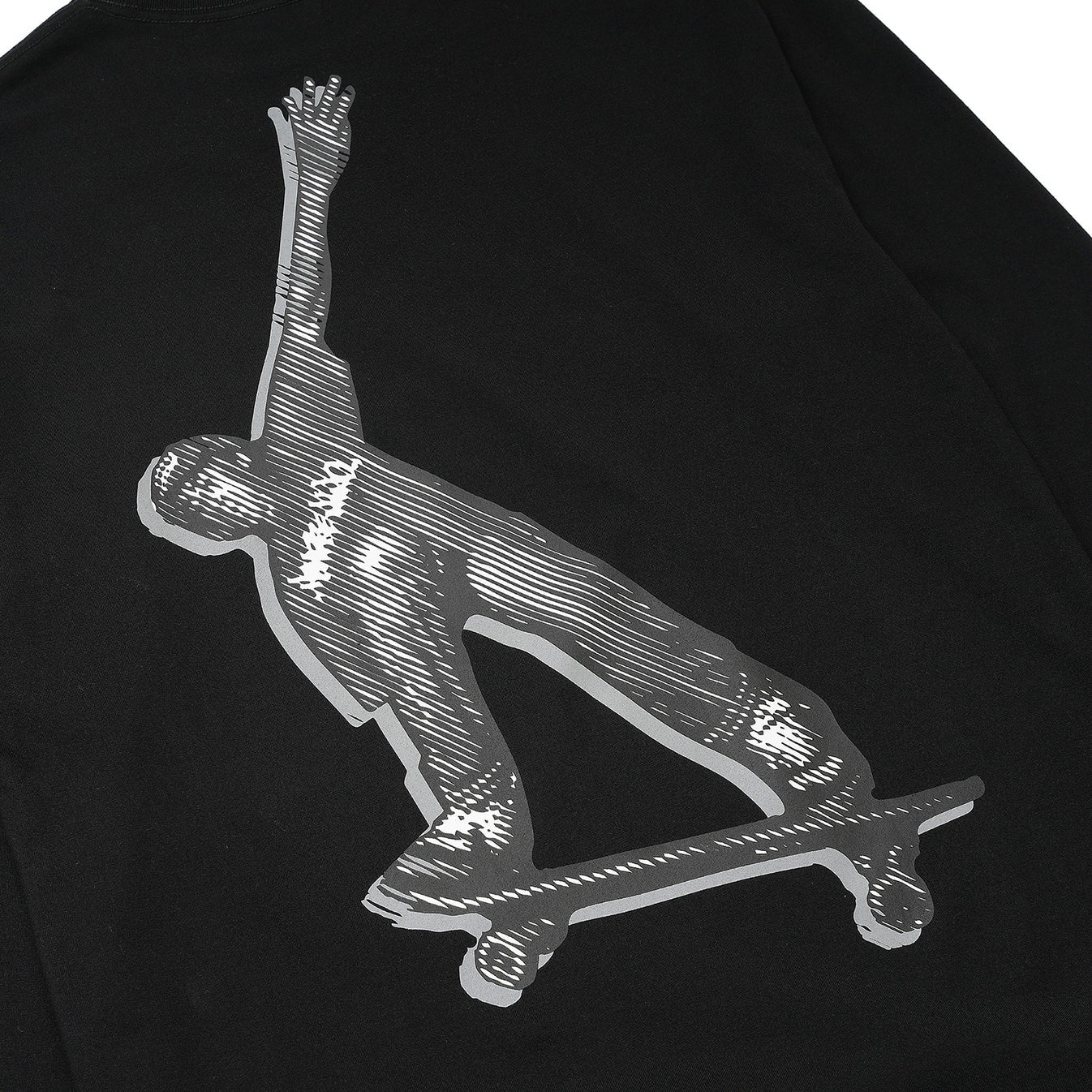 【Hombre Nino - オンブレニーニョ】L/S PRINT TEE / BLACK (ロンT/ブラック)