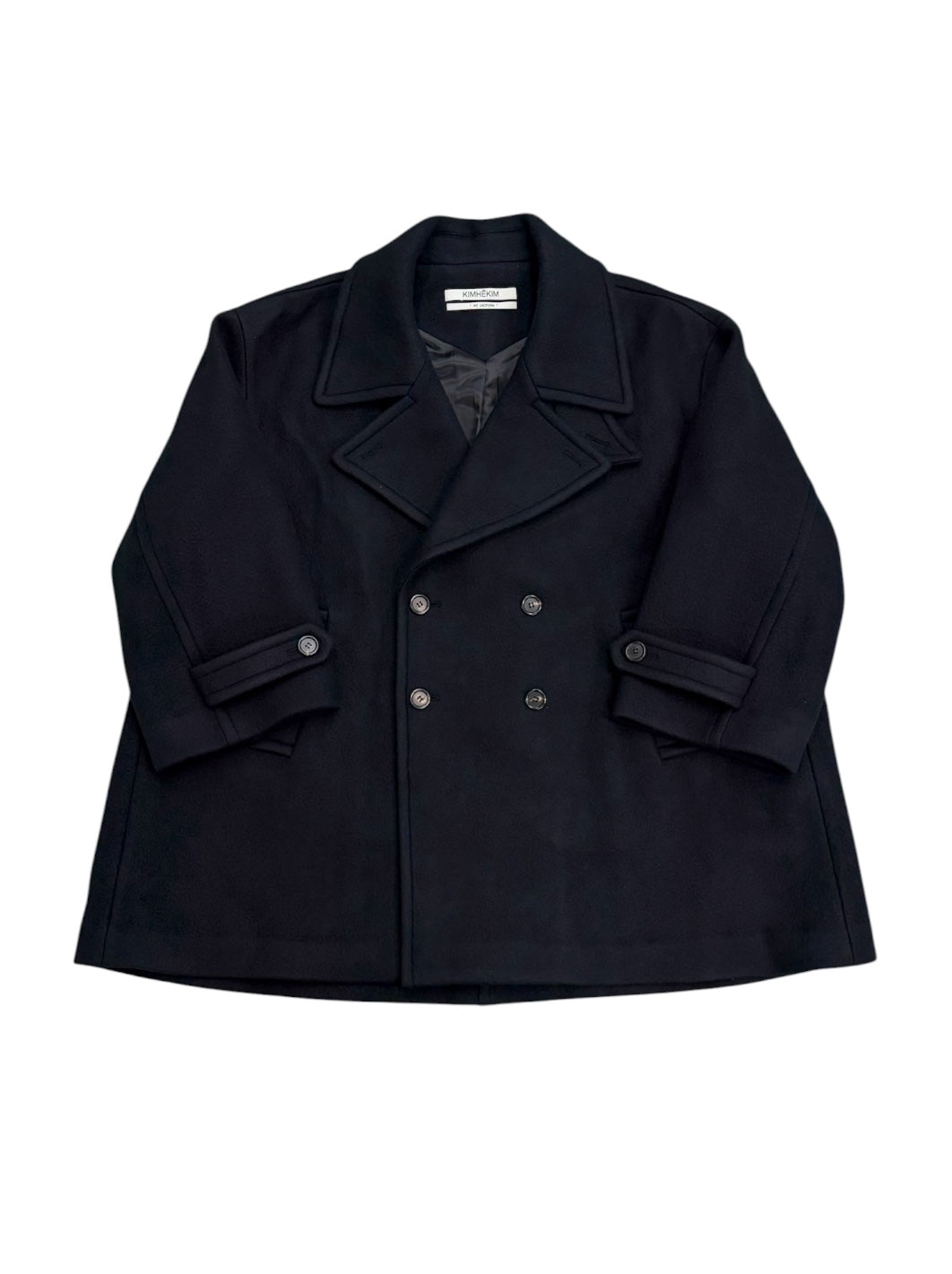 【KIMHEKIM - キムヘキム】CHLOE PEACOAT / NAVY(コート/ネイビー)