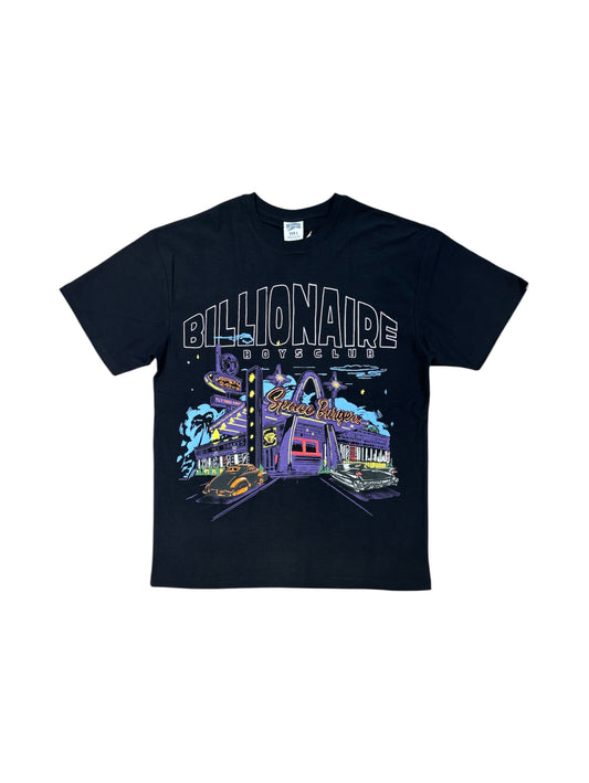 【Billionaire Boys Club-ビリオネアボーイズクラブ】 BB DINER T-SHIRT / BLACK (Tシャツ/ブラック)
