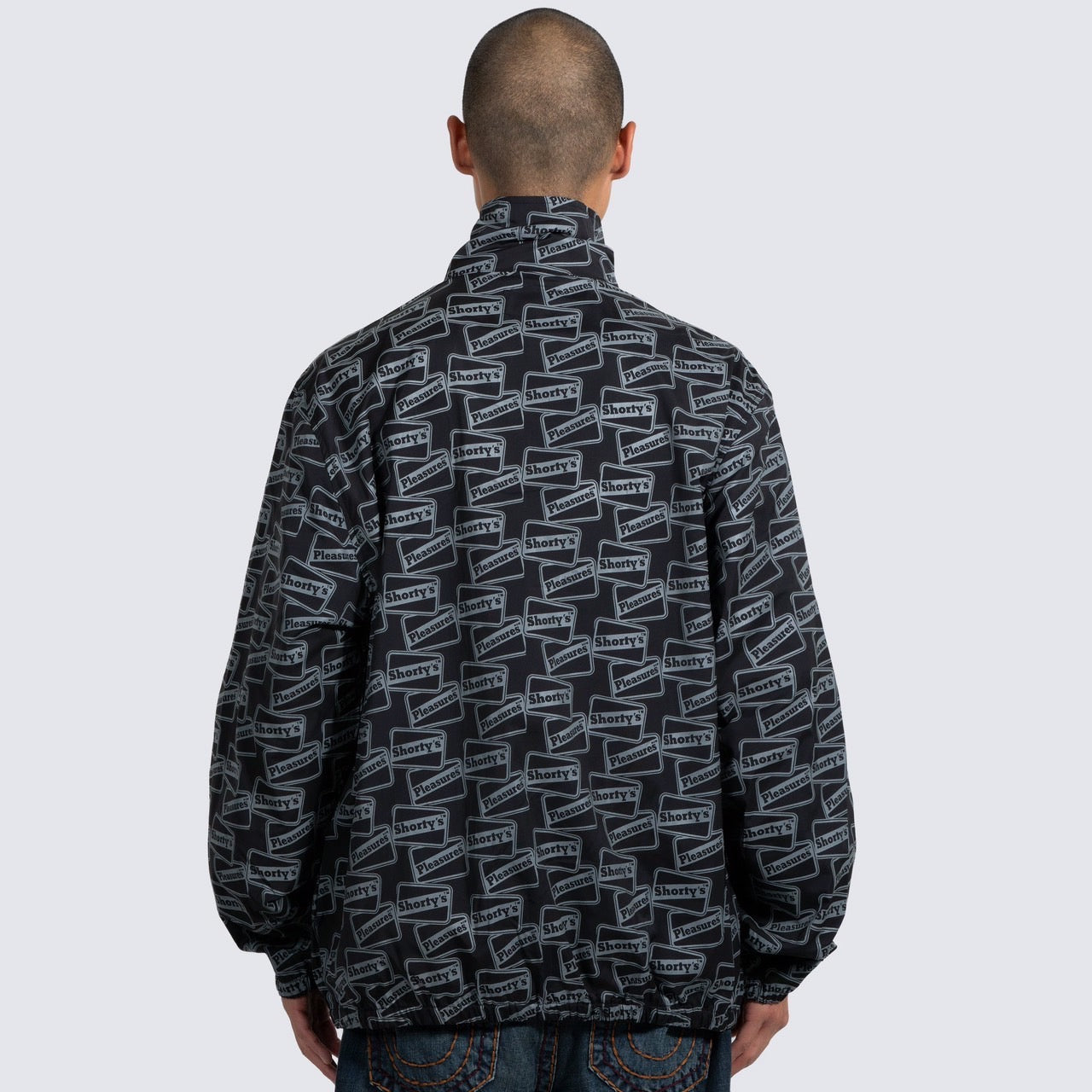 【PLEASURES - プレジャーズ】REFLECTIVE TRCK JACKET / BLACK (ジャケット/ブラック)