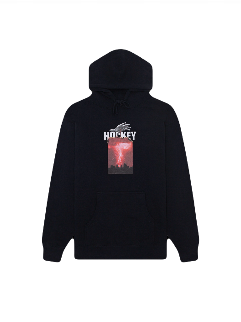 【HOCKEY - ホッケー 】 SIDE ONE HOODIE / BLACK (フーディ/ブラック)