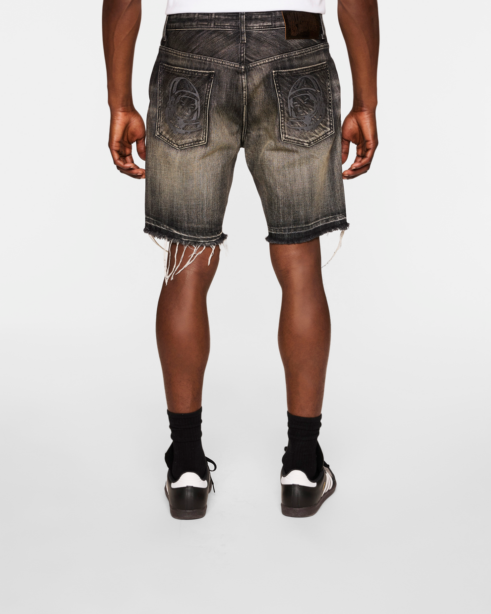 【Billionaire Boys Club-ビリオネアボーイズクラブ】 BB CADET CRATER BLACK DENIM SHORTS / CRATER BLACK (ショーツ/クレーターブラック)