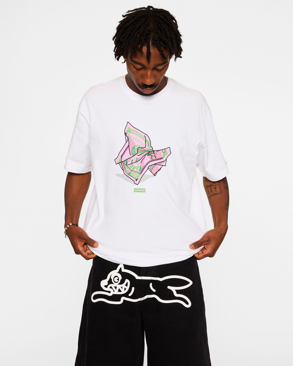 【ICE CREAM - アイスクリーム】TIP T-SHIRT / WHITE (Tシャツ/ホワイト)