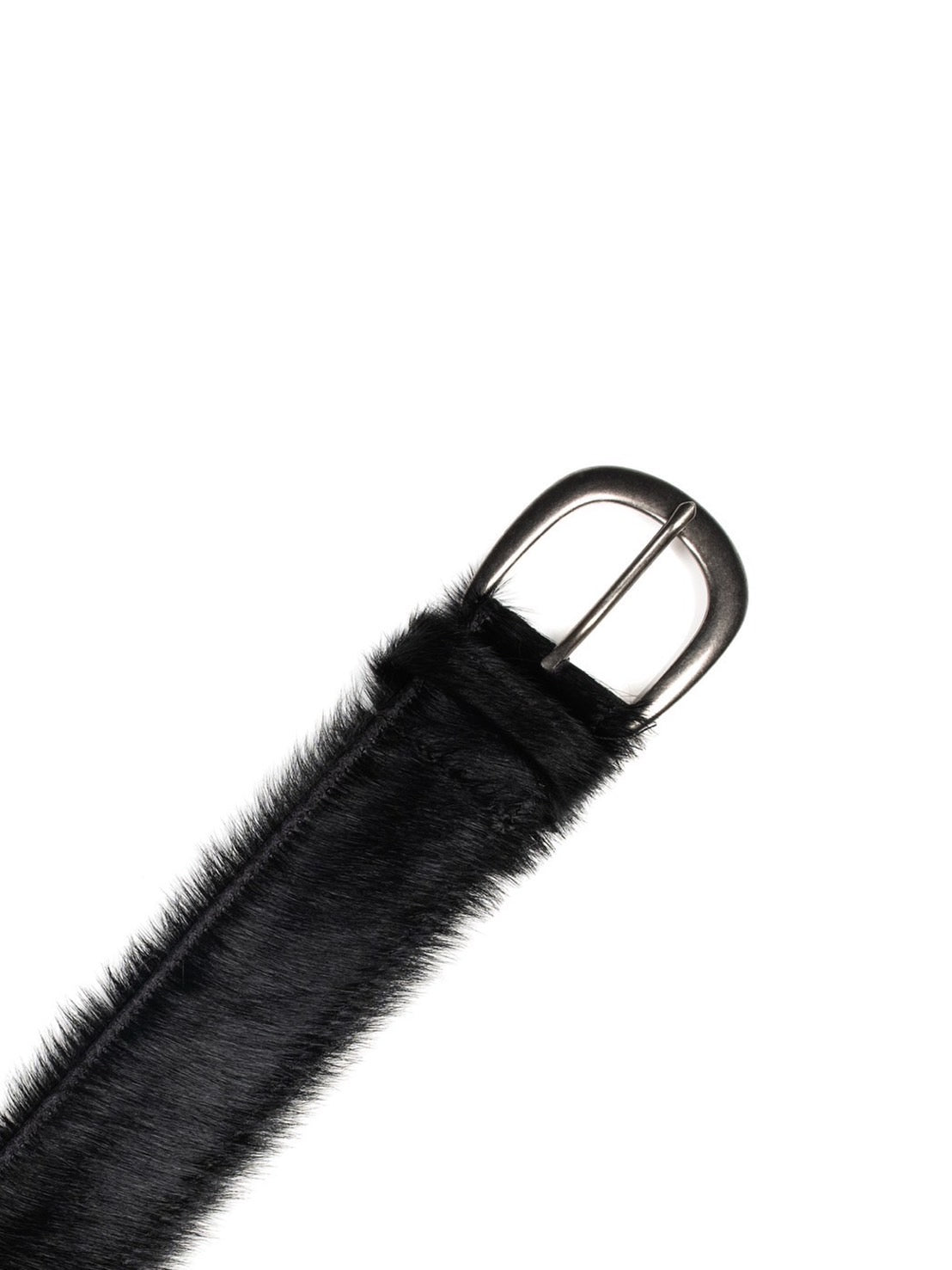 【BASKETCASE  - バスケットケース】MOHAIR, fastener / BLACK (ベルト/ブラック)