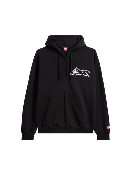 【ICE CREAM - アイスクリーム】HARD SHELL ZIP HOODIE / BLACK (フーディ/ブラック)