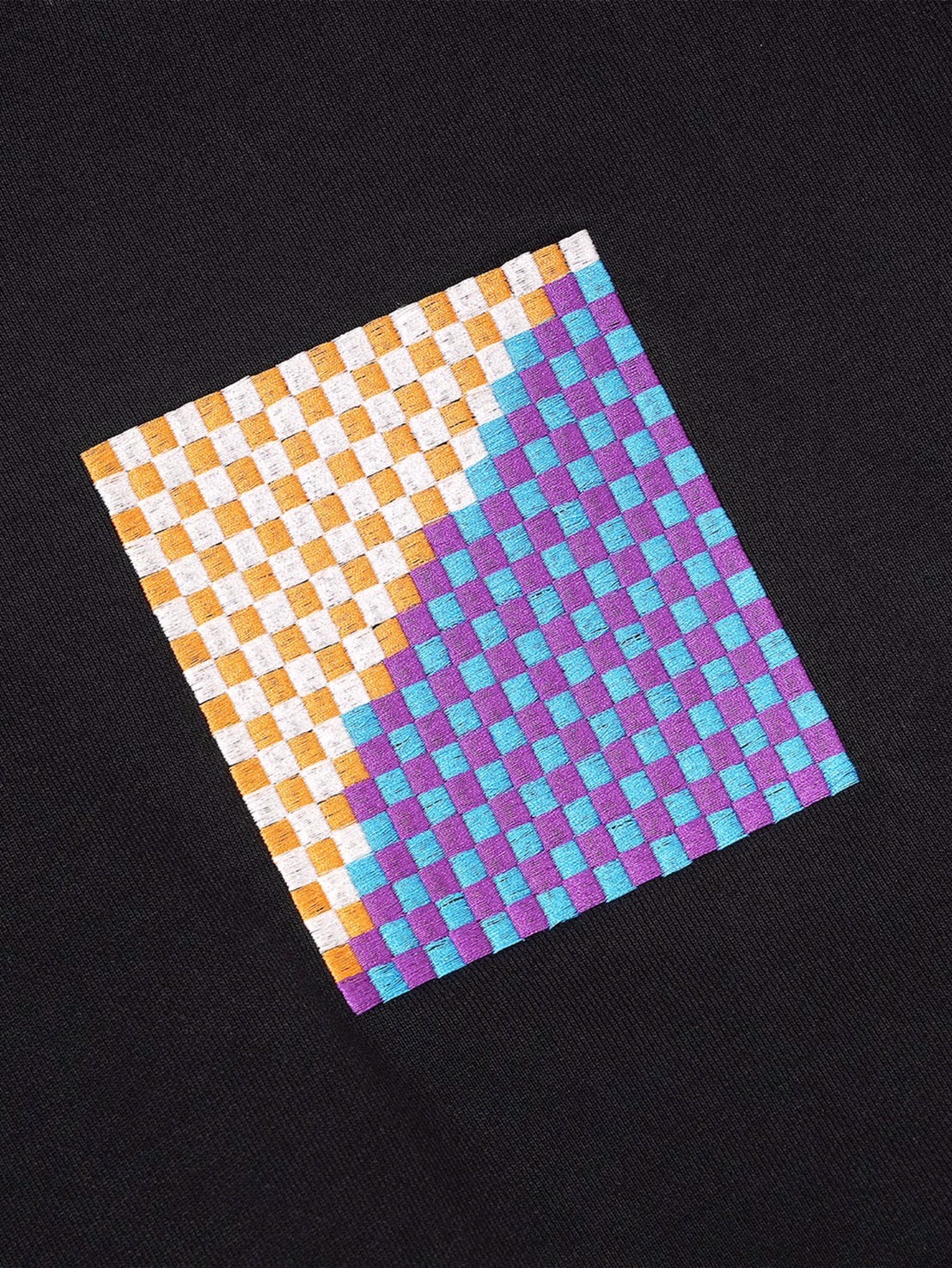 【Hombre Nino - オンブレニーニョ】PULLOVER HOODIE SQUARE / BLACK (パーカー/ブラック)