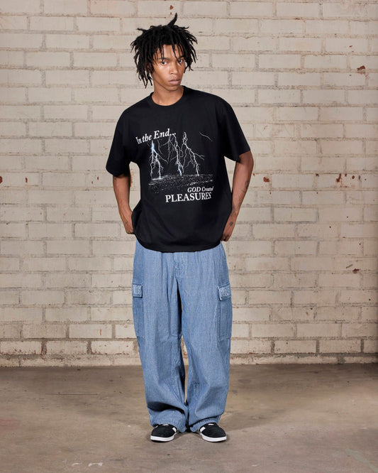 【PLEASURES - プレジャーズ】VISITOR CARGO PANTS / INDIGO (パンツ/インディゴ)