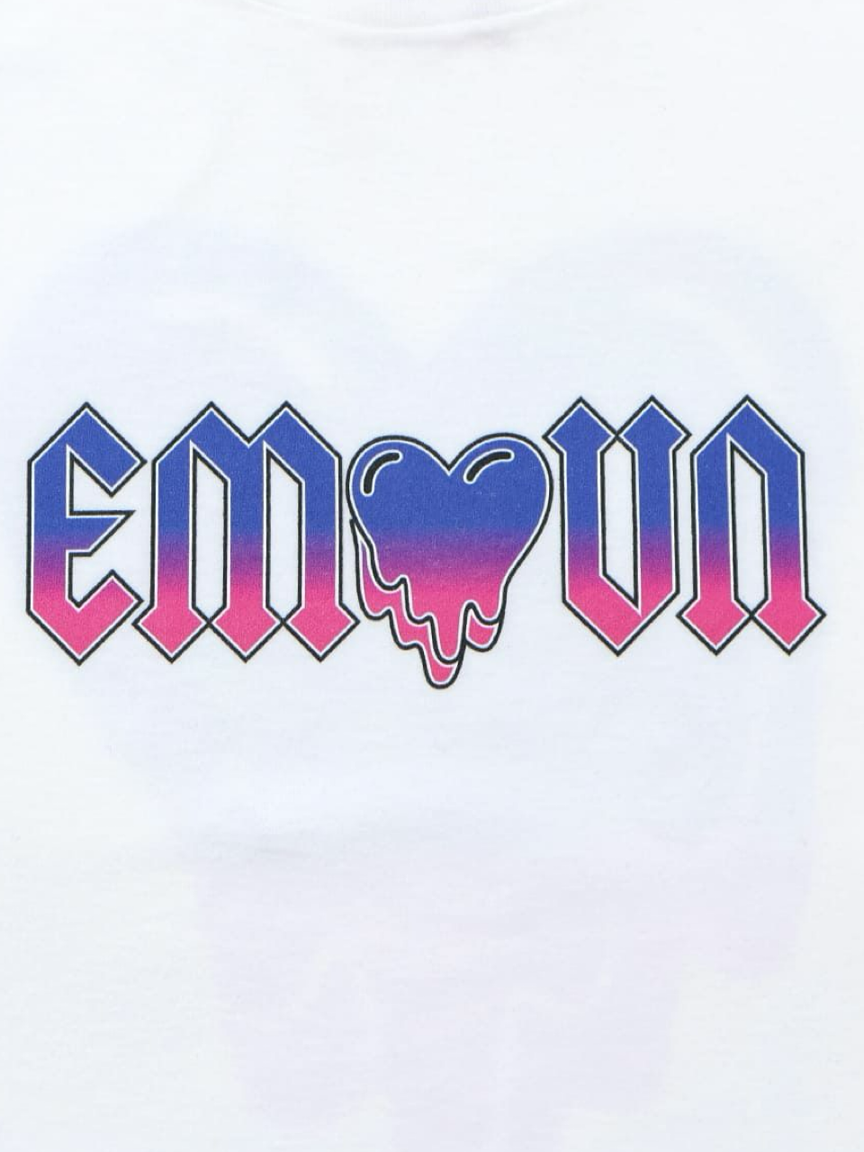 【EMOTIONALLY UNAVAILABLE - エモーショナリー アンアベイラブル】EU GRADATION S/S TEE / OFF WHITE (Tシャツ/オフホワイト)
