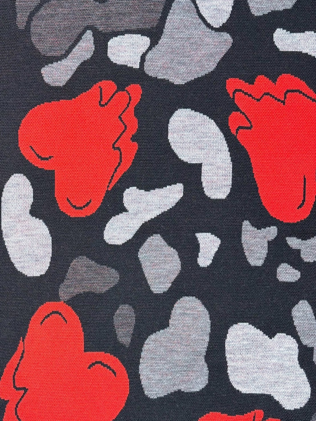 【EMOTIONALLY UNAVAILABLE - エモーショナリー アンアベイラブル】HEART CAMO KNIT / BLACK (ニット/ブラック)